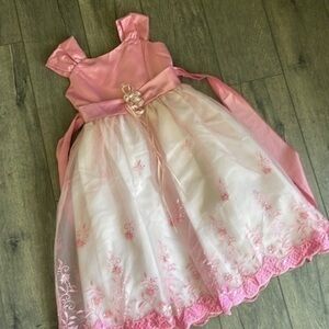 My best kid dress pink semi formal special occasion size 9 dress